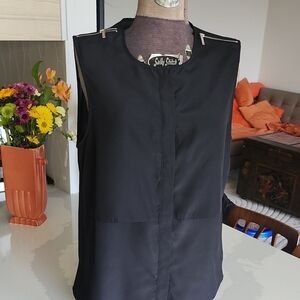 Michael Kors Black Sleeveless Top